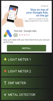 Light Meter - Lux, EMF Meter android App screenshot 1